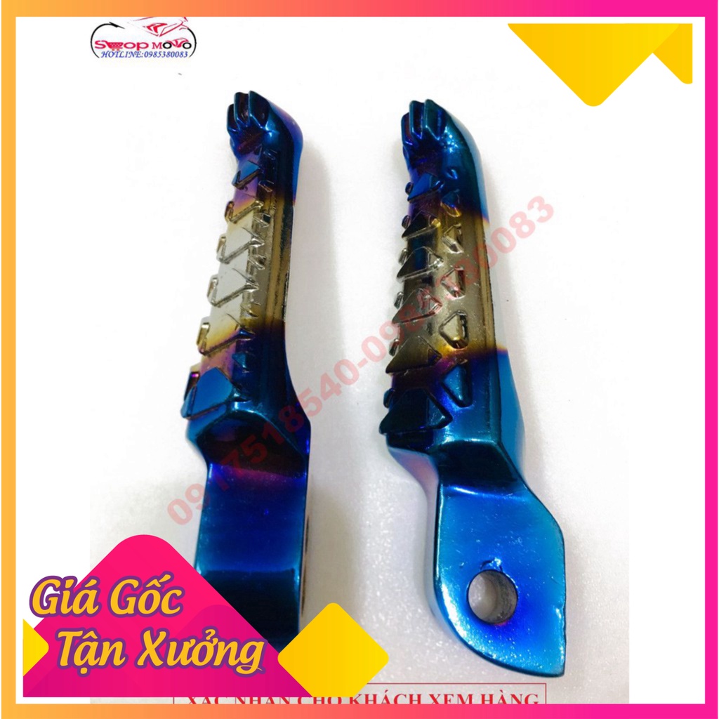 Gác Chân Kiểu Raider trusty cho honda và yamaha (Ảnh Sp thật)