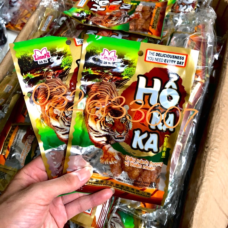 Gói Hổ Ka Ka VỊ CAY ĐẶC BIỆT, snack thịt hổ chua cay, đồ ăn vặt, ăn vặt tuổi thơ cổng trường