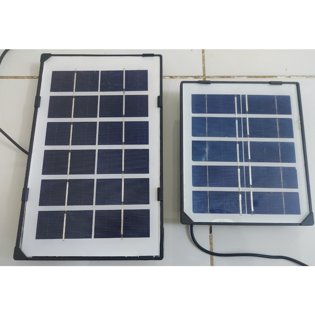 Tấm pin năng lượng mặt trời 6v cống suất 2.5w hoặc 4w kèm dây dài 5m sạc đèn tích điện hoặc pin điện thoại