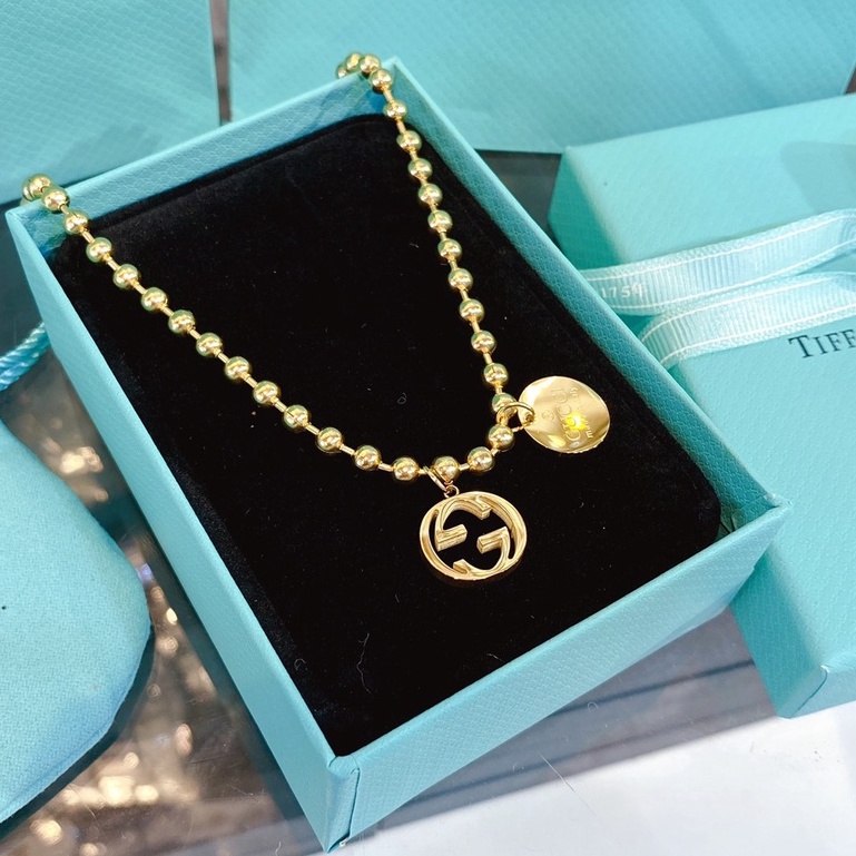 Set dây chuyền và lắc tay bi titan cao cấp Ròm House không hoen rỉ xà cừ cực kì sang chảnh