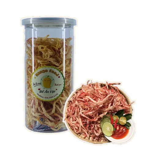 Mực sợi hấp nước dừa đặc sản đóng hũ PET MANGO STORE | BigBuy360 - bigbuy360.vn