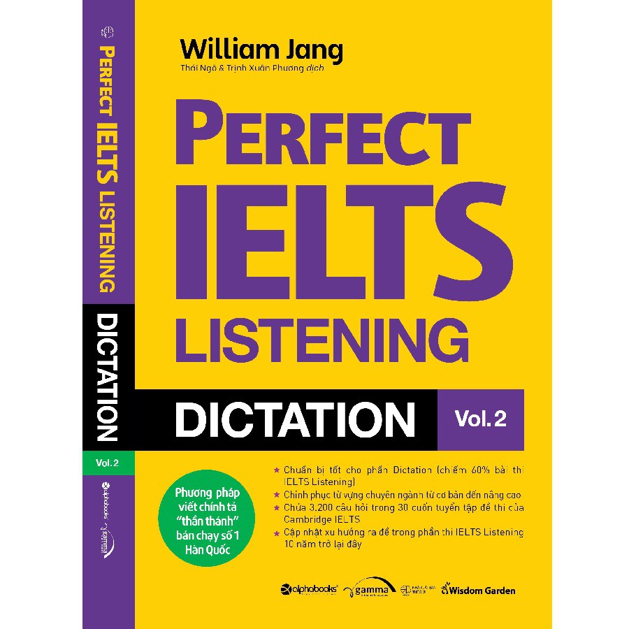 Sách Perfect IELTS listening dictation vol.2