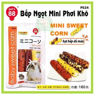 Bắp ngọt Mini mài răng 160g - Cho thỏ - chuột - sóc