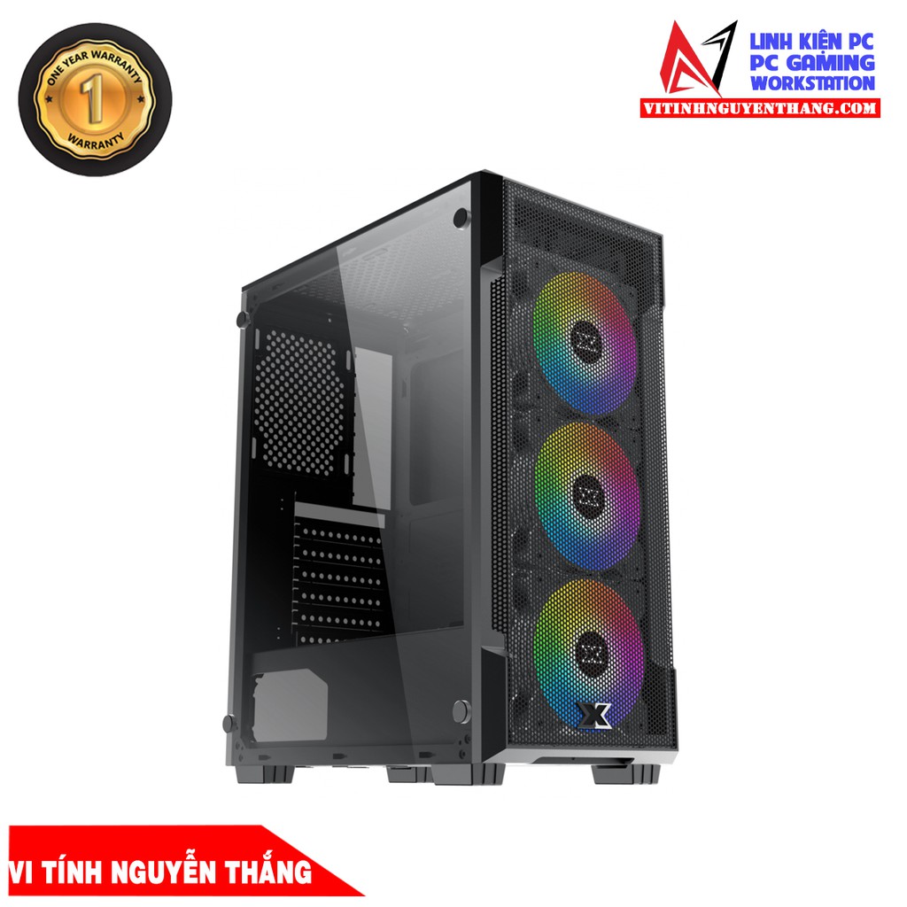 VỎ MÁY TÍNH XIGMATEK VENTUS 3FC EN46126 + 03 FAN XIGMATEK X20C RGB