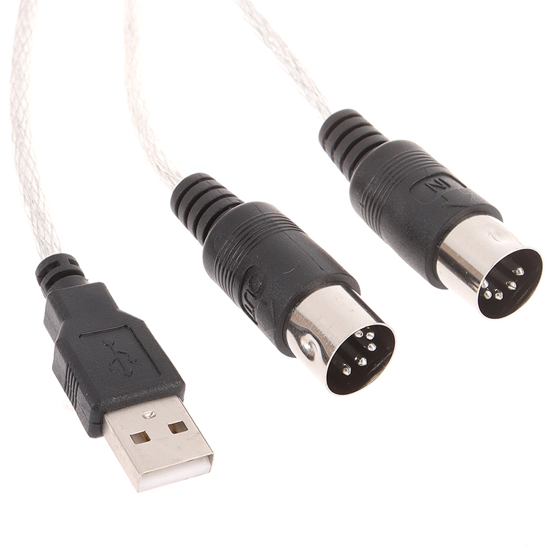 Dây Cáp Chuyển Đổi Giao Diện USB Sang MIDI Cho Bàn Phím Âm Nhạc Máy Tính