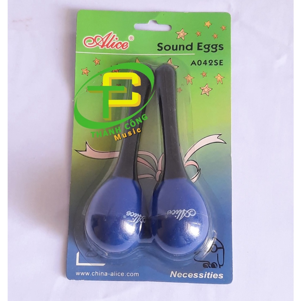 Maracas Alice đùi gà nhỏ sound eggs 1 cặp