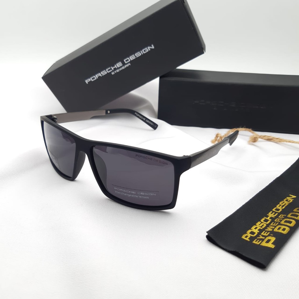 Kính mát nam PORSCHE DESIGN 801 màu đen