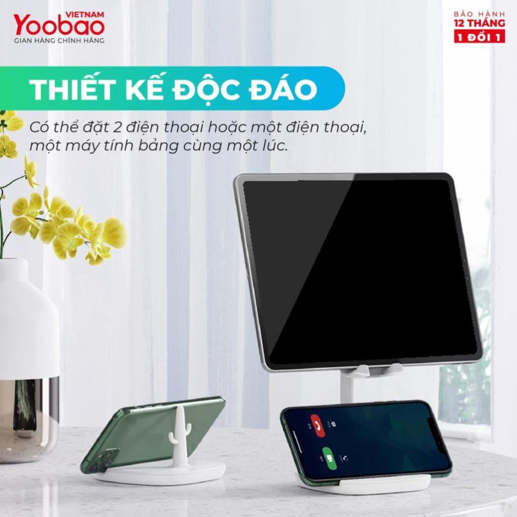 Giá đỡ điện thoại để bàn YOOBAO B1 - Màn hình 4-11 inch Khung gấp gọn - Hàng chính hãng Bảo hành 12 tháng 1 đổi 1