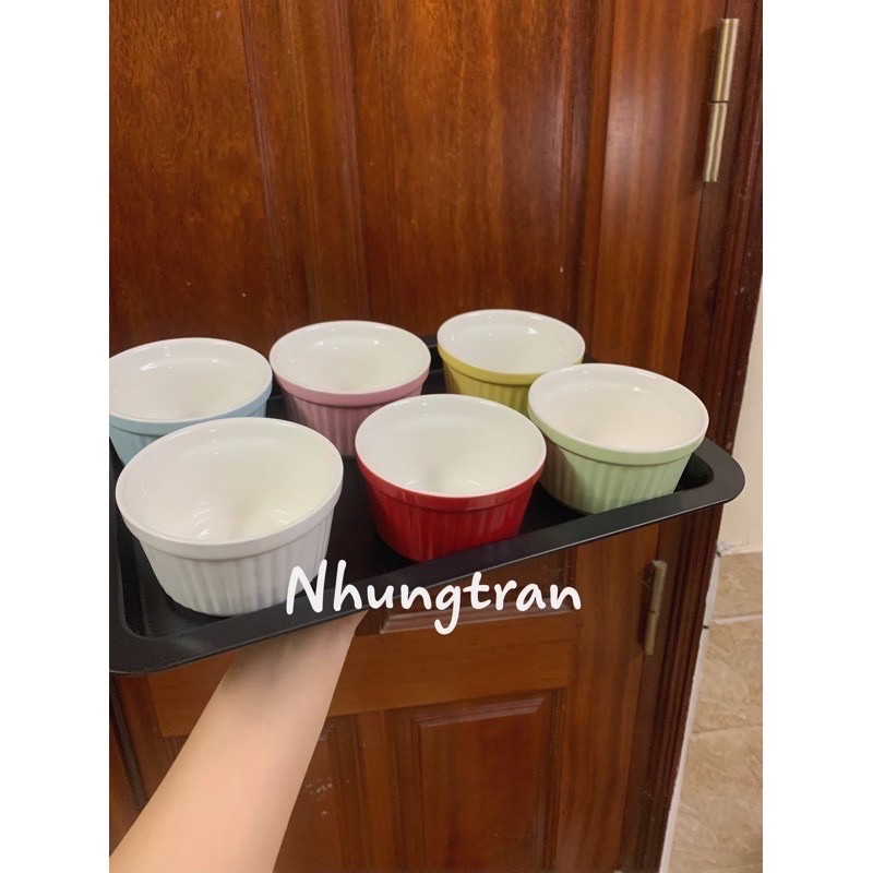 Cốc sứ ramekin 150ml /khuôn sứ bánh flan 9cm / hũ sứ caramen size to