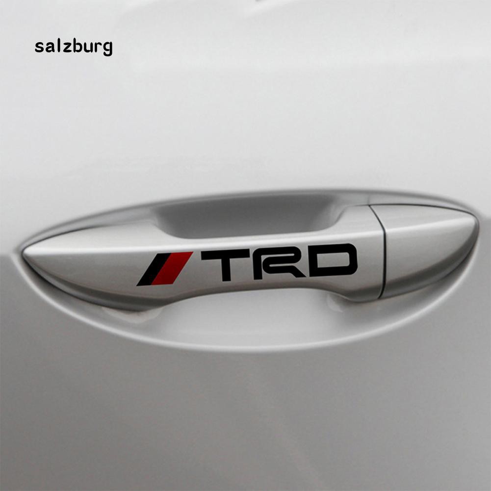 Set 4 miếng dán tay nắm cửa tiện dụng cho xe hơi | BigBuy360 - bigbuy360.vn