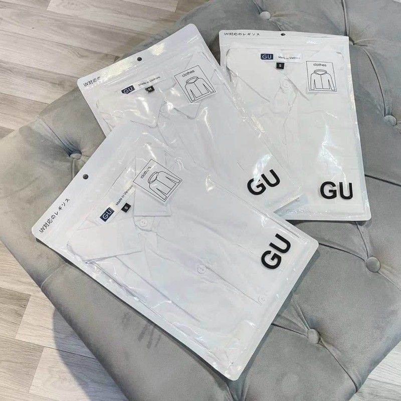 Áo sơ mi GU Chany Store Hiền Hồ ngắn tay có túi | BigBuy360 - bigbuy360.vn