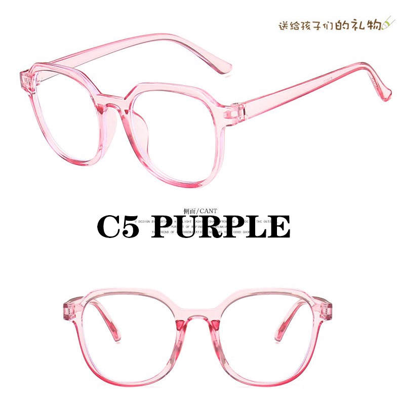 Fashion Children Eyeglasses Anti-blue light Children's irregular Glasses Frame Girls&amp;Boys