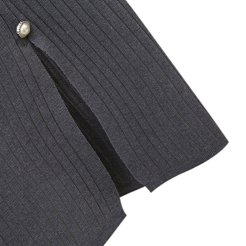 Chân váy dài lưng cao màu trơn thiết kế xẻ quyến rũ