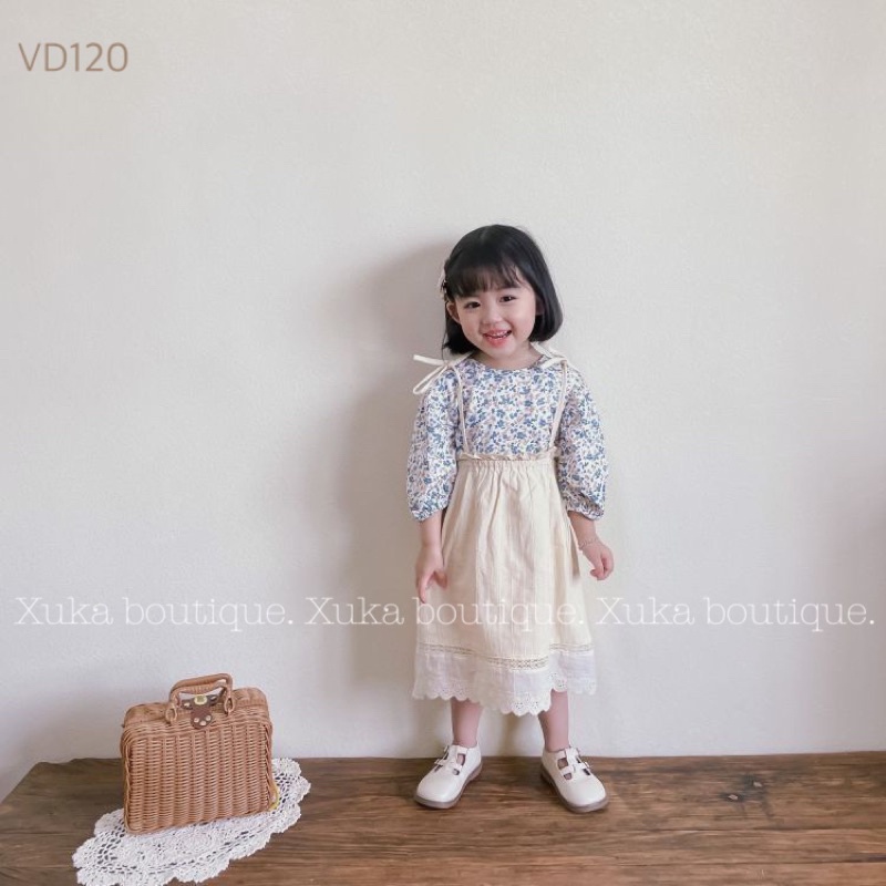 Váy Dây Mùa Hè Bé Gái Váy Trẻ Em SKYBOMA KIDS Mẫu Mới 2022 [Ảnh Thật]