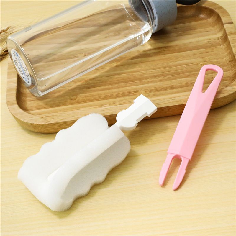 Bottle Sponge Brush Glass Pot Washing Kitchen Cleaning-Tool For Wineglass Cup