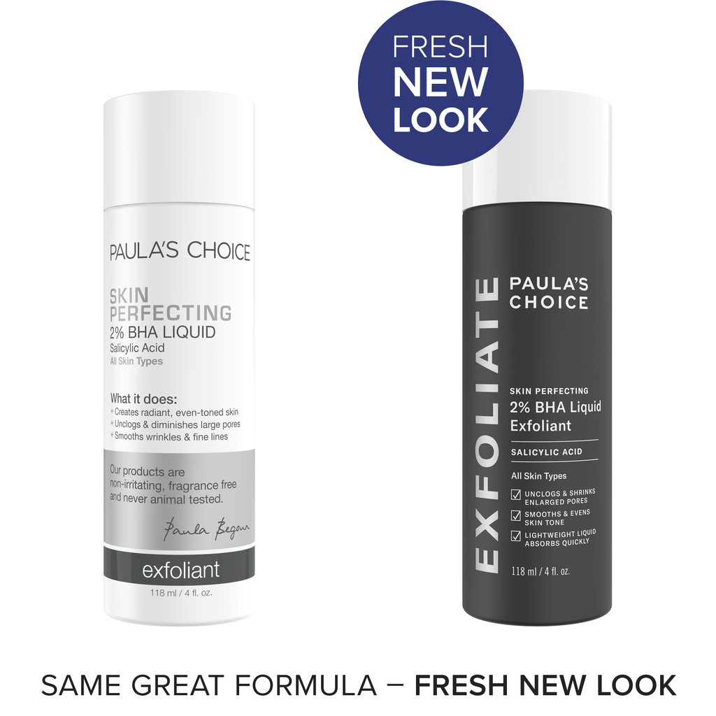 Tẩy tế bào chết Paulas Choice 2% BHA - Paula's Choice Skin Perfecting 2% BHA Liquid Exfoliant 118 ml - HÀNG CHÍNH HÃNG