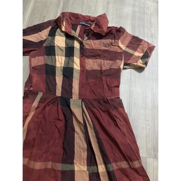 2hand đầm sơmi sọc