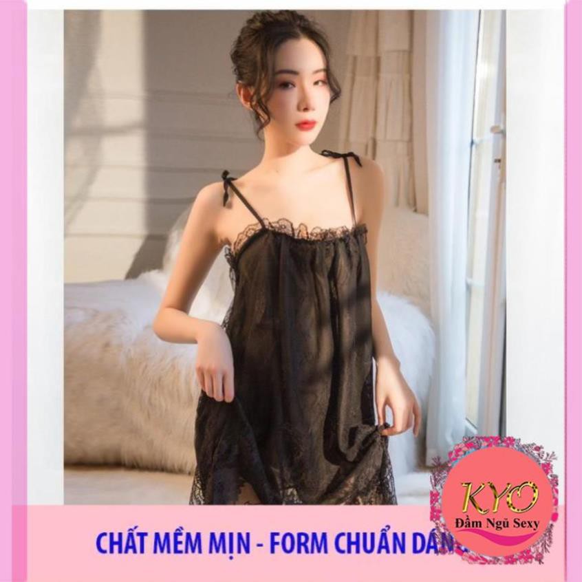 [  Siêu Đẹp- LOẠI I] ♥Ảnh Thật♥4 màu Váy Ngủ Xuyên Thấu B1023 Đầm Công Chúa Voan Ren Cao Cấp Quảng Châu | BigBuy360 - bigbuy360.vn