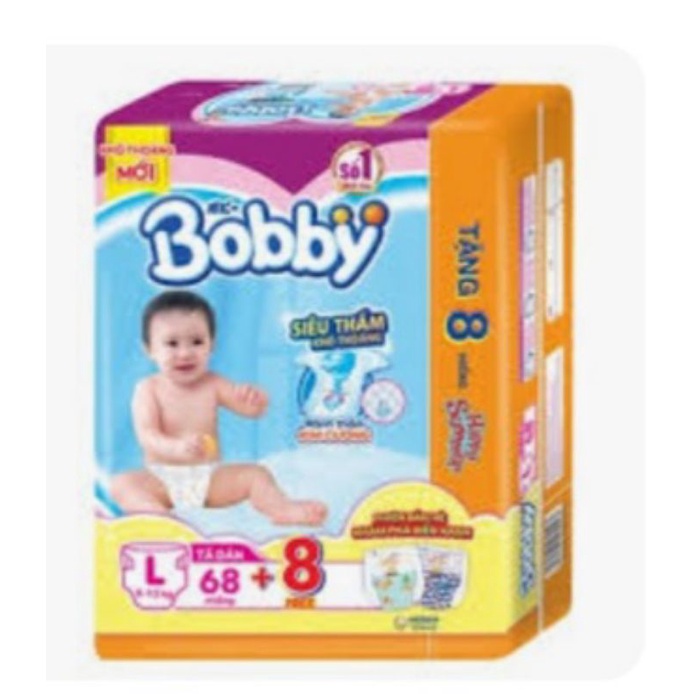 Thanh Lý Tã Dán Bobby L68+8
