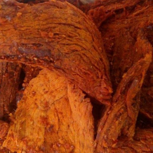 250gr khô bò nguyên miếng cay vị Tứ Xuyên