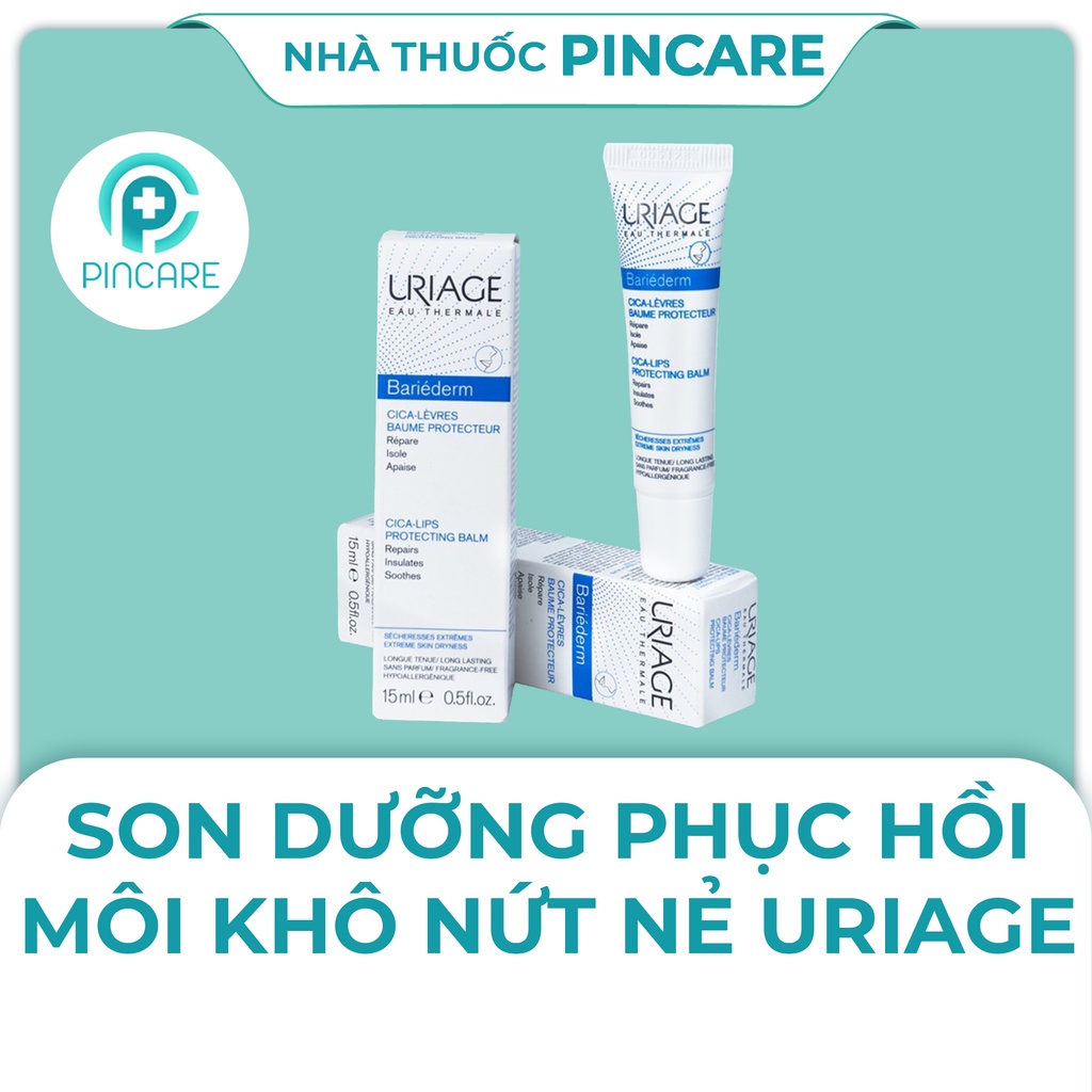 Son dưỡng môi Uriage Bariederm Lips - Hàng chính hãng - Nhà thuốc PinCare