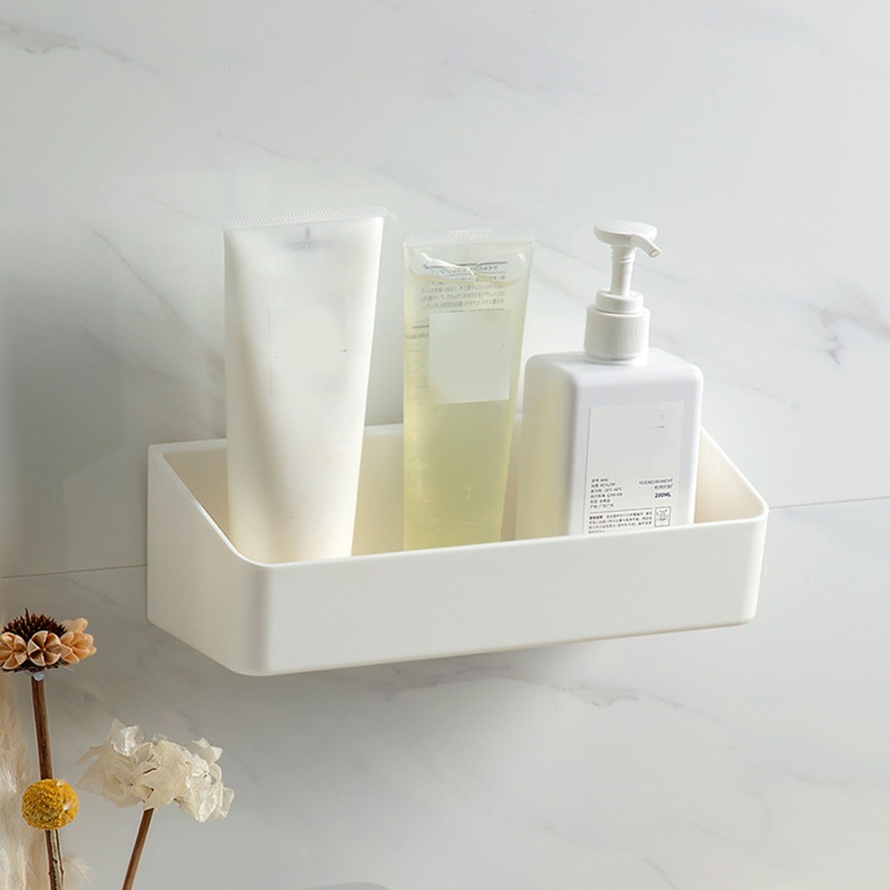 Giá Đỡ Điện Thoại Gắn Tường Bằng Nhựa Màu Trắng Chống Thấm Nước Tiện Dụng