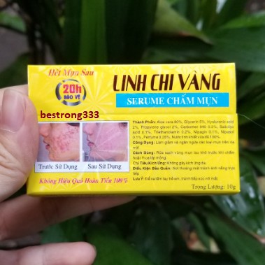 SERUM CHẤM MỤN Linh Chi Vàng