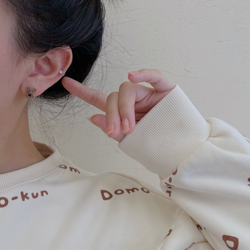 iF YOU Set 3 Khuyên Tai Bạc Kiểu Dáng Thanh Lịch