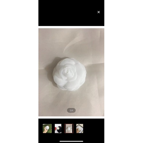 Hoa cài áo - Bông voan cài áo handmade nhiều màu