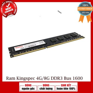 Ram kingspec 4gb/8gb buss 1600 ddr3