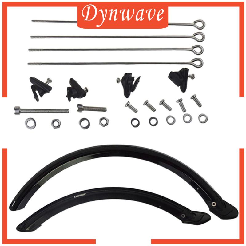 Tấm Chắn Bùn Xe Đạp Chữ V Linh Hoạt Màu Trơn 14 ''