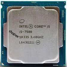 [Bb128] CPU intel I5 - 7500+7400 Tray không box+tản