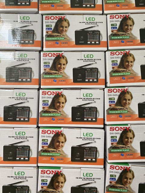Đầi radio USB THẺ NHỚ SONY-548u
