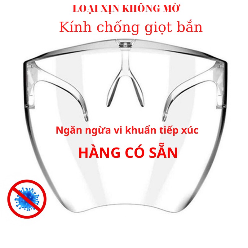 [Siêu Phẩm] Kính Chống Giọt Bắn Hàng Cao Cấp Che Hết Mặt Đảm Bảo An Toàn