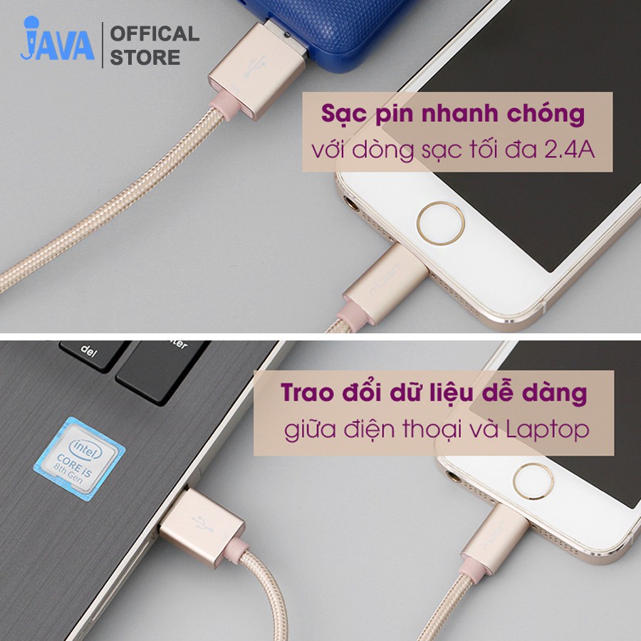 [30 NGÀY ĐỔI TRẢ] Dây cáp sạc đa năng 3 đầu - Ip Lightning - Micro USB - Type C