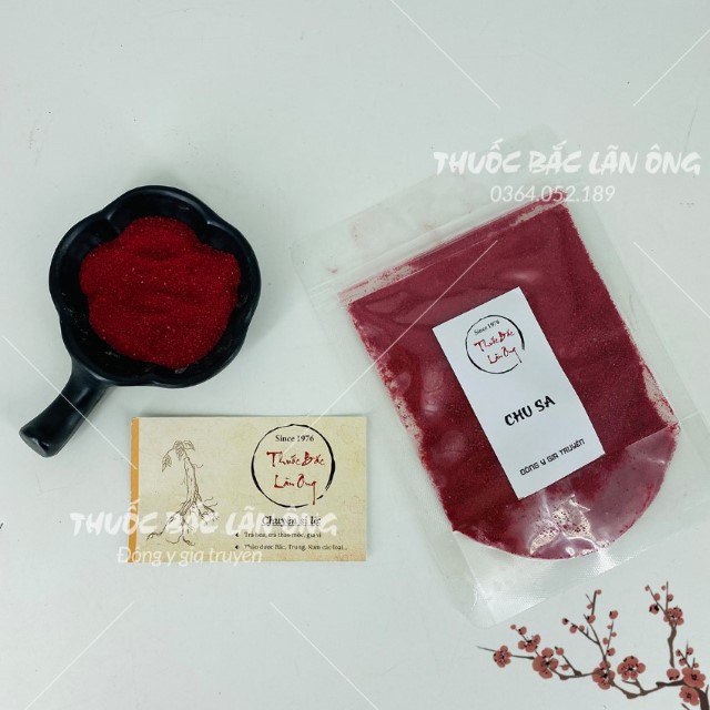 Trấn Trạch,Tẩy Uế,Trừ Tà - Chu Sa,Thần Sa,Hùng Hoàng (Hồng Hoàng) 20g