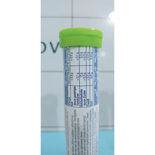 Viên sủi bổ sung Vitamin và khoáng chất Mivolis (Hàng nội địa Đức) hộp 20 viên