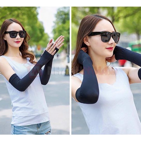Tất tay vớ tay chống nắng nam nữ dài chống nắng Aquax đi xe máy đi phượt du lịch, chơi thể thao