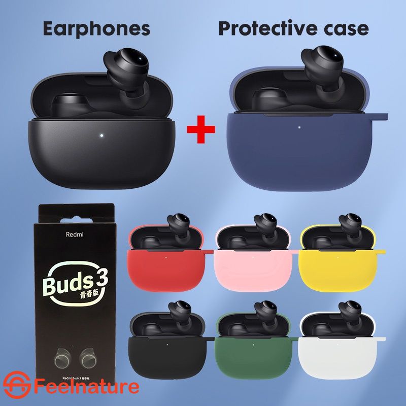 ♥ Sẵn sàng Stock ♥ Xiaomi Redmi Buds 3 Lite Tai nghe Bluetooth TWS Mini Tai nghe thể thao không dây cho Android iPhone 12 Pro Feel