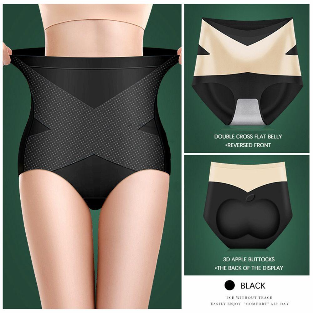 Quần Lót Cotton Lụa Lạnh Plus Size Định Hình Cơ Thể Cho Nữ