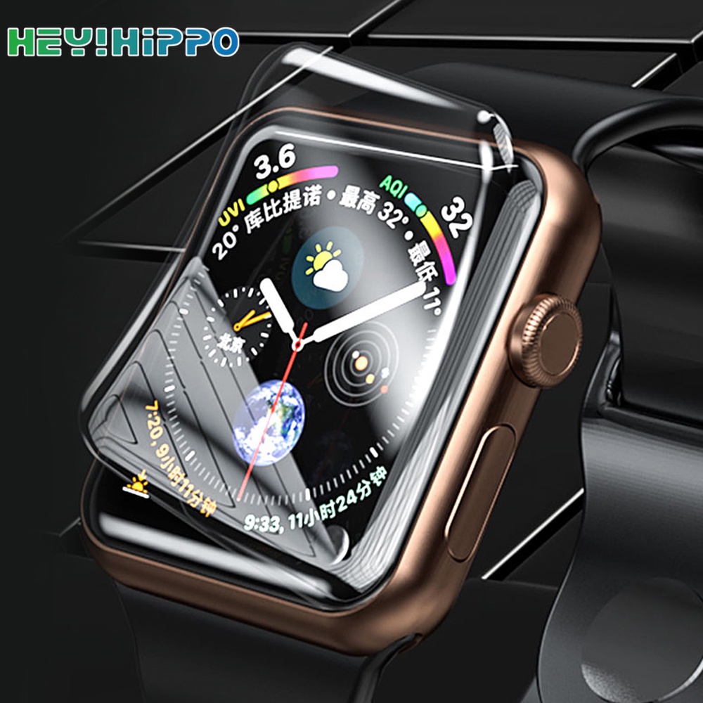Miếng Dán Bảo Vệ Màn Hình Cho Đồng Hồ Thông Minh apple watch 41MM 45MM 7 6 SE 5 4 3 Kính