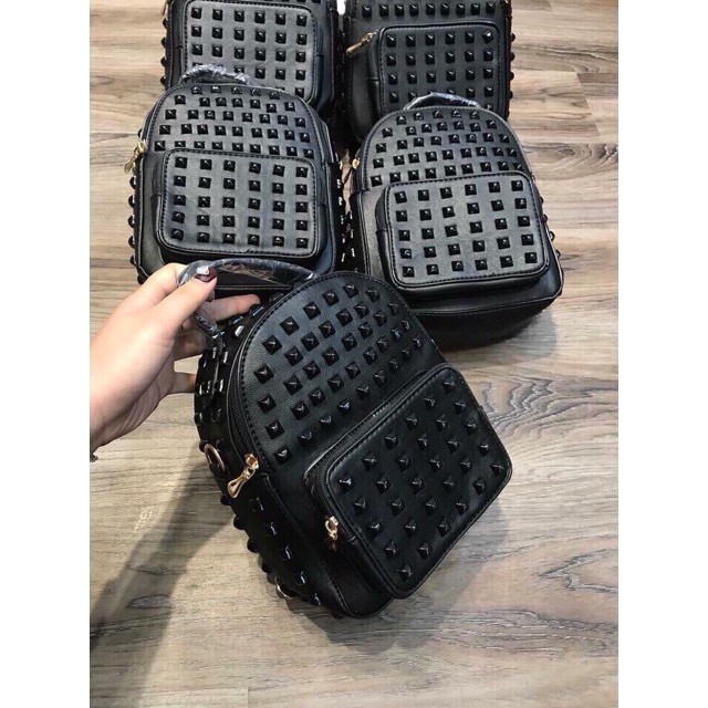 [Hot Trend] Balo đi học giá rẻ đẹp, balo nữ giá rẻ đẹp, balo nữ đeo chéo, balo đinh nữ, siêu hot