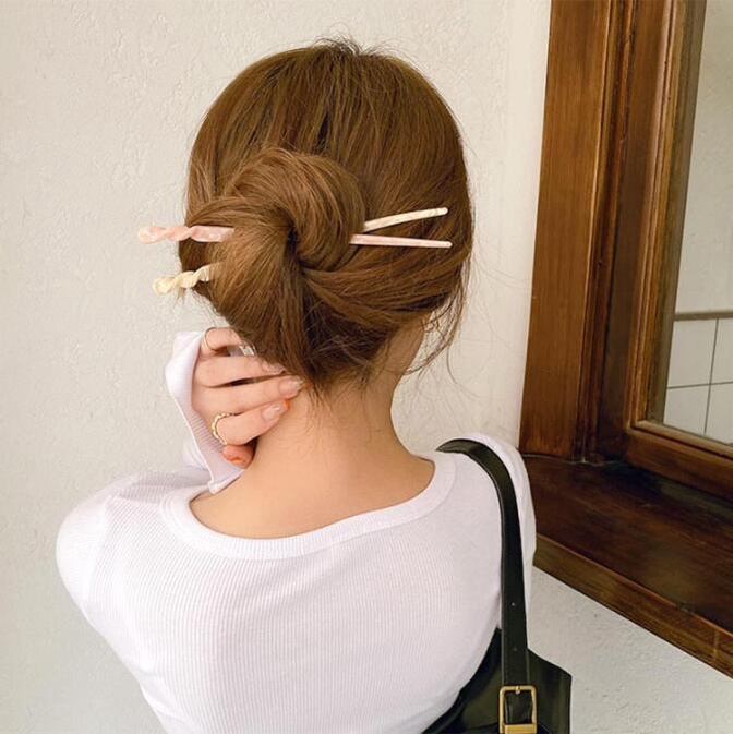 Kẹp Tóc Thiết Kế Đơn Giản Phong Cách Hàn Quốc Thời Trang Cho Nữ