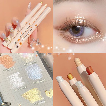 [Hàng mới về] Bút kẻ phấn mắt XIXI màu nhũ lấp lánh dành cho vùng da dưới mắt bắt sáng gương mặt | BigBuy360 - bigbuy360.vn