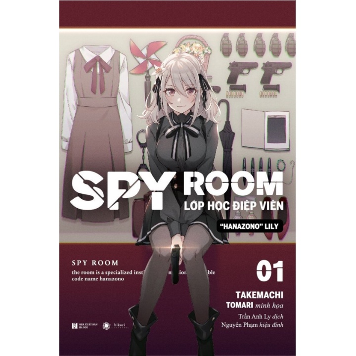 Sách - Spy Room - Lớp Học Điệp Viên - Tập 1: Hanazono Lily