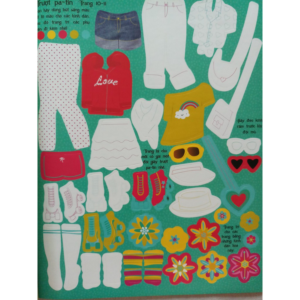 Sách - Dán Hình Sáng Tạo Trang Phục Búp Bê 69N - Bộ Sưu Tập Mùa Xuân | BigBuy360 - bigbuy360.vn