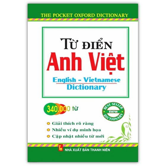 Sách - Từ điển Anh - Việt 340.000 từ