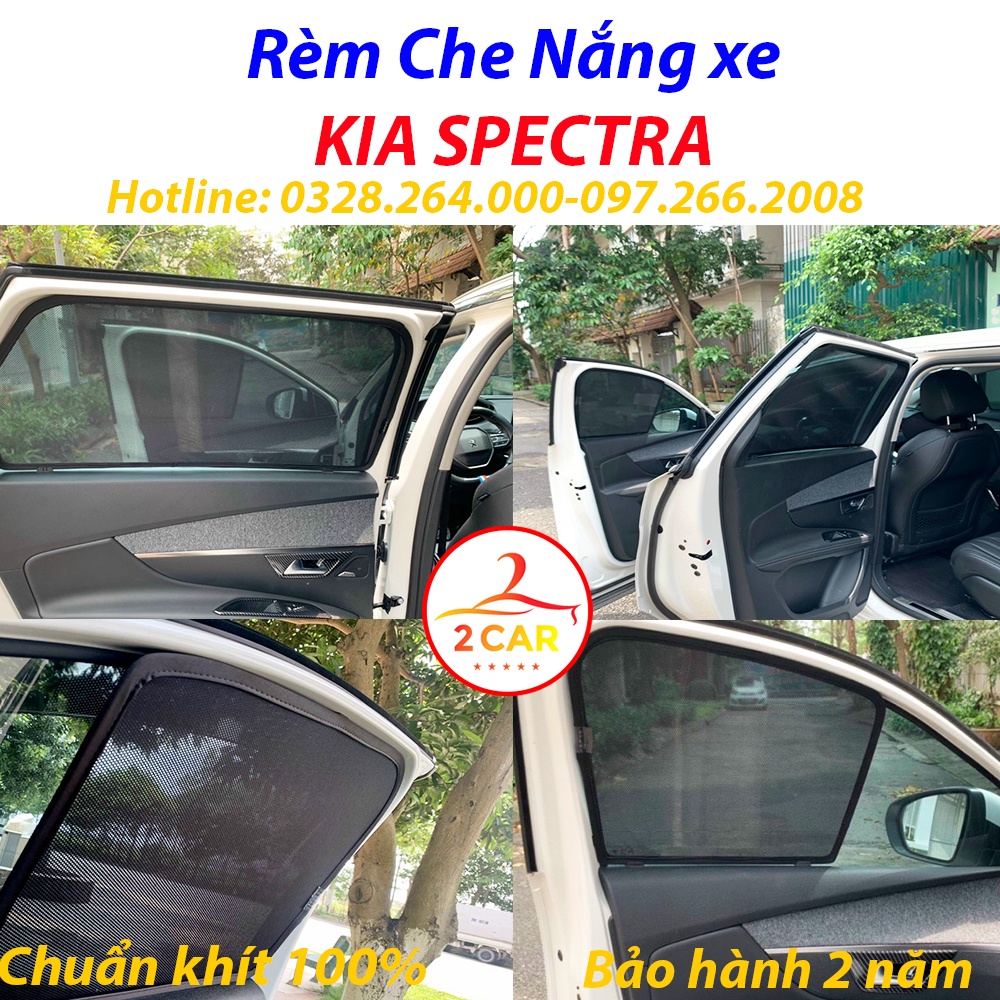 Rèm Che Nắng Xe Kia Spectra, Rèm Chắn Nắng Xe Kia Spectra Hàng Loại 1 MR.ÔTÔ - Bảo Hành 2 Năm