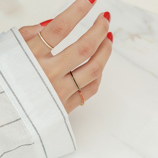 Nhẫn Teapear Mini Đơn Giản Sơn Màu