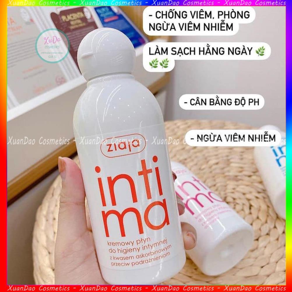 [XẢ HÀNG]  Dung Dịch Vệ Sinh Intima Dung Dịch Vệ Sinh Phụ Nữ Intima Ziaja Balan 200ml. Cam Kết Chính Hãng